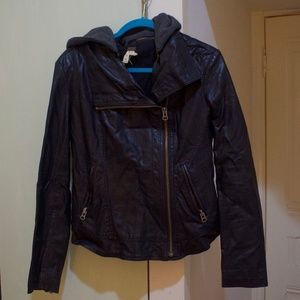 Free People Vegan Leather Jacket